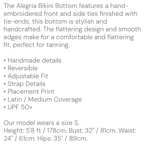 New!Agua‎ Bendita Alegria Bikini Bottom - Picture 16 of 16